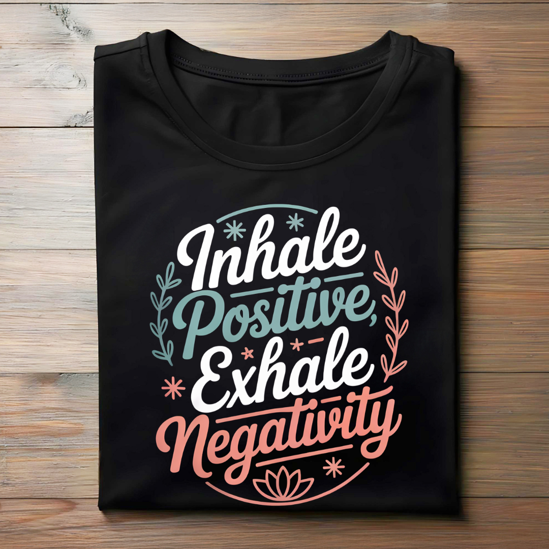 INHALE POSITIVE, EXHALE NEGATIVITY