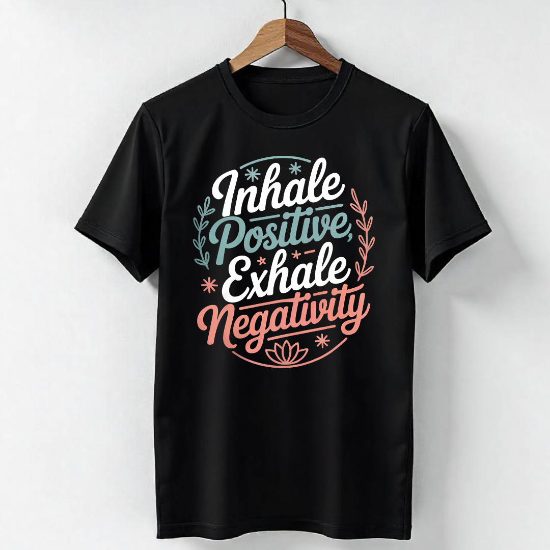 INHALE POSITIVE, EXHALE NEGATIVITY