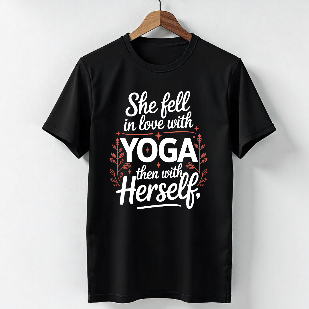 SHE FELL IN LOVE WITH YOGA, THEN WITH HERSELF