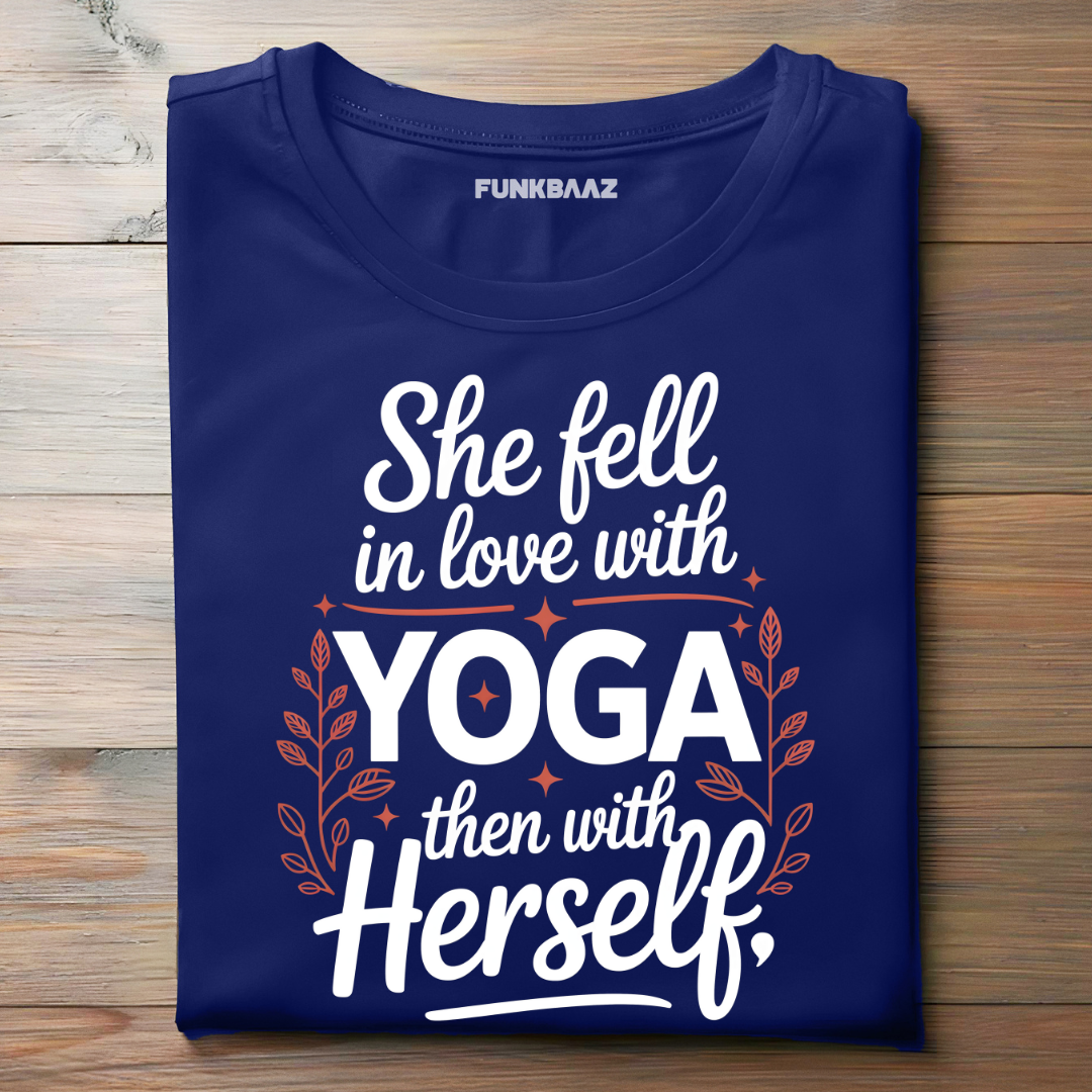 SHE FELL IN LOVE WITH YOGA, THEN WITH HERSELF