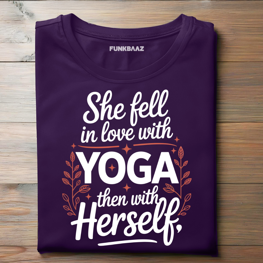 SHE FELL IN LOVE WITH YOGA, THEN WITH HERSELF