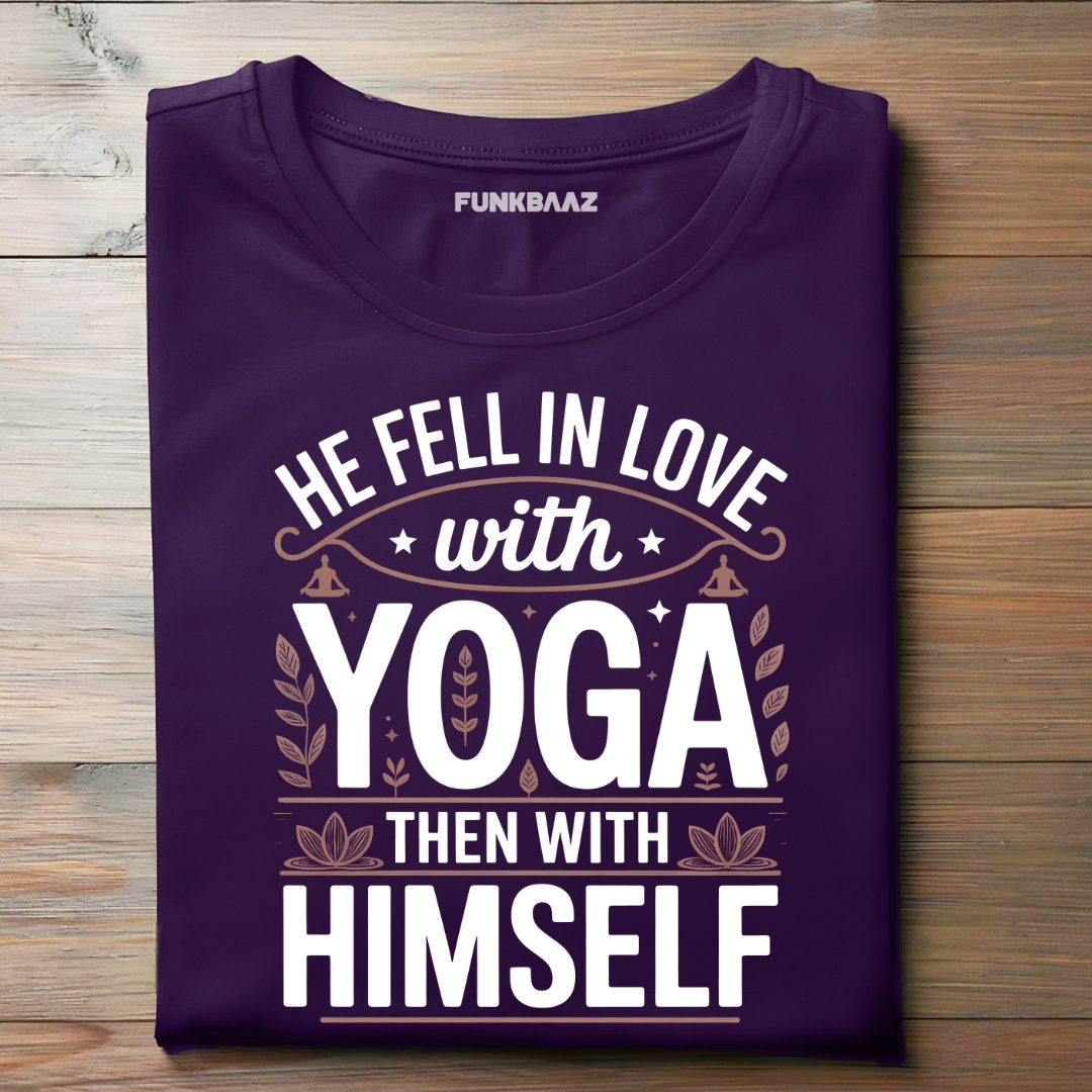 HE FELL IN LOVE WITH YOGA, THEN WITH HIMSELF