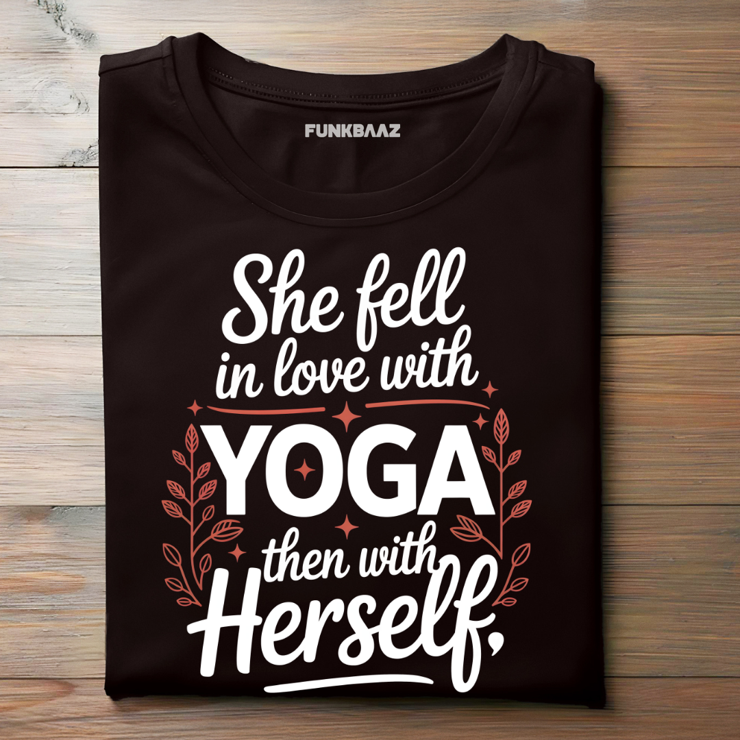 SHE FELL IN LOVE WITH YOGA, THEN WITH HERSELF