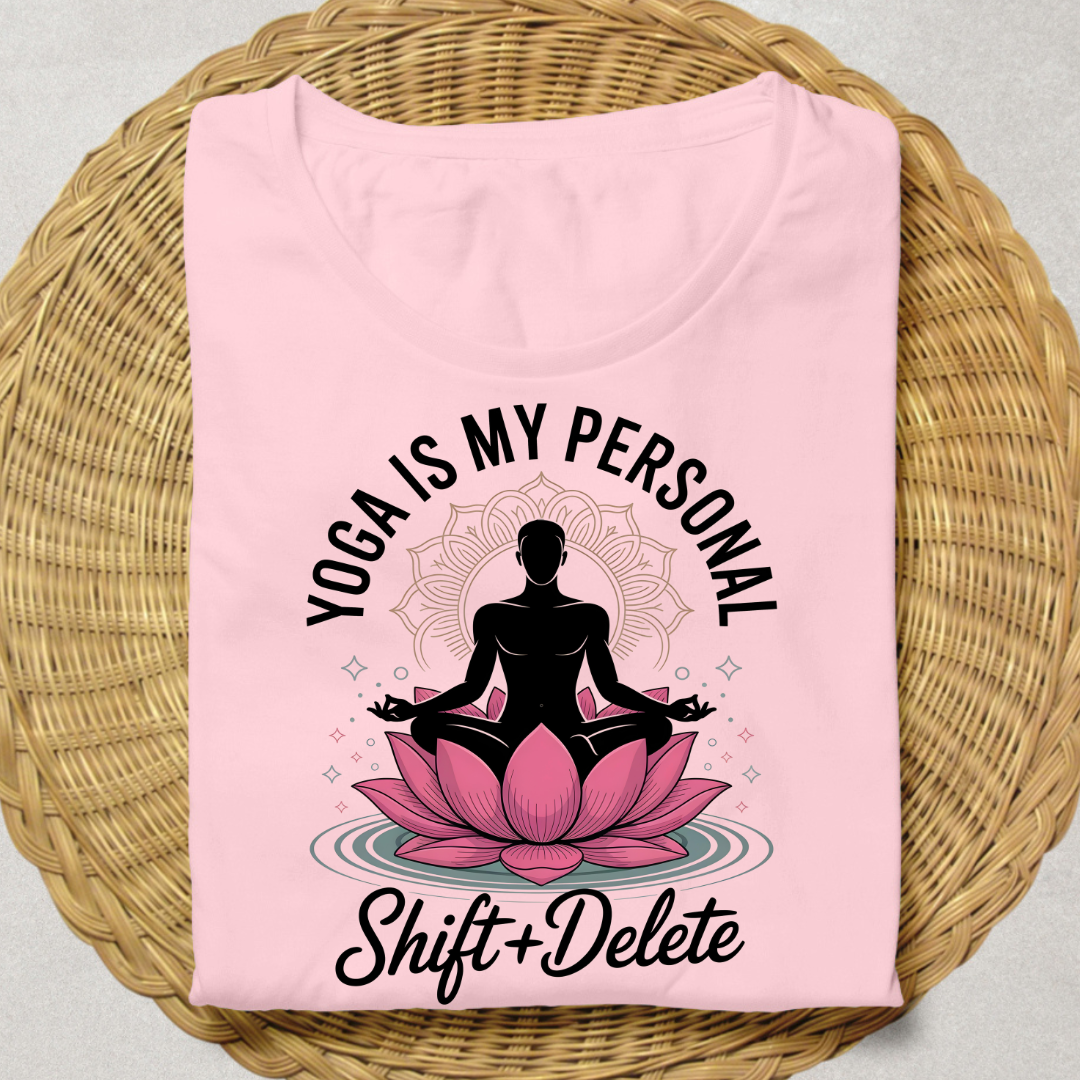 YOGA IS MY PERSONAL SHIFT+DELETE