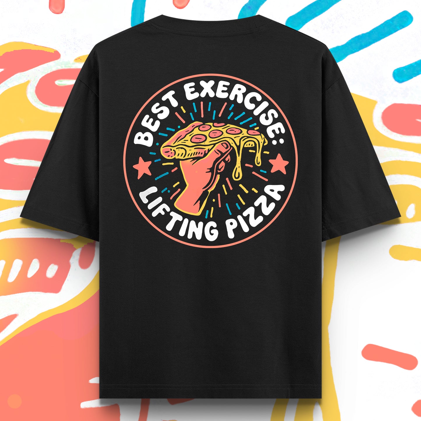 BEST EXERCISE: LIFTING PIZZA