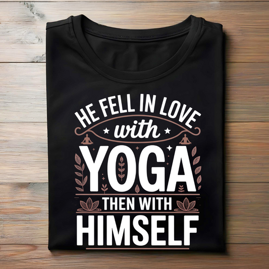 HE FELL IN LOVE WITH YOGA, THEN WITH HIMSELF