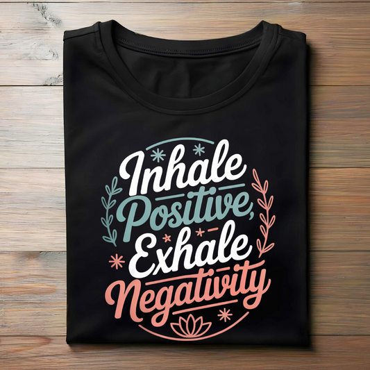 INHALE POSITIVE, EXHALE NEGATIVITY