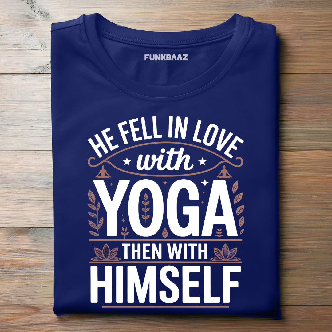 HE FELL IN LOVE WITH YOGA, THEN WITH HIMSELF
