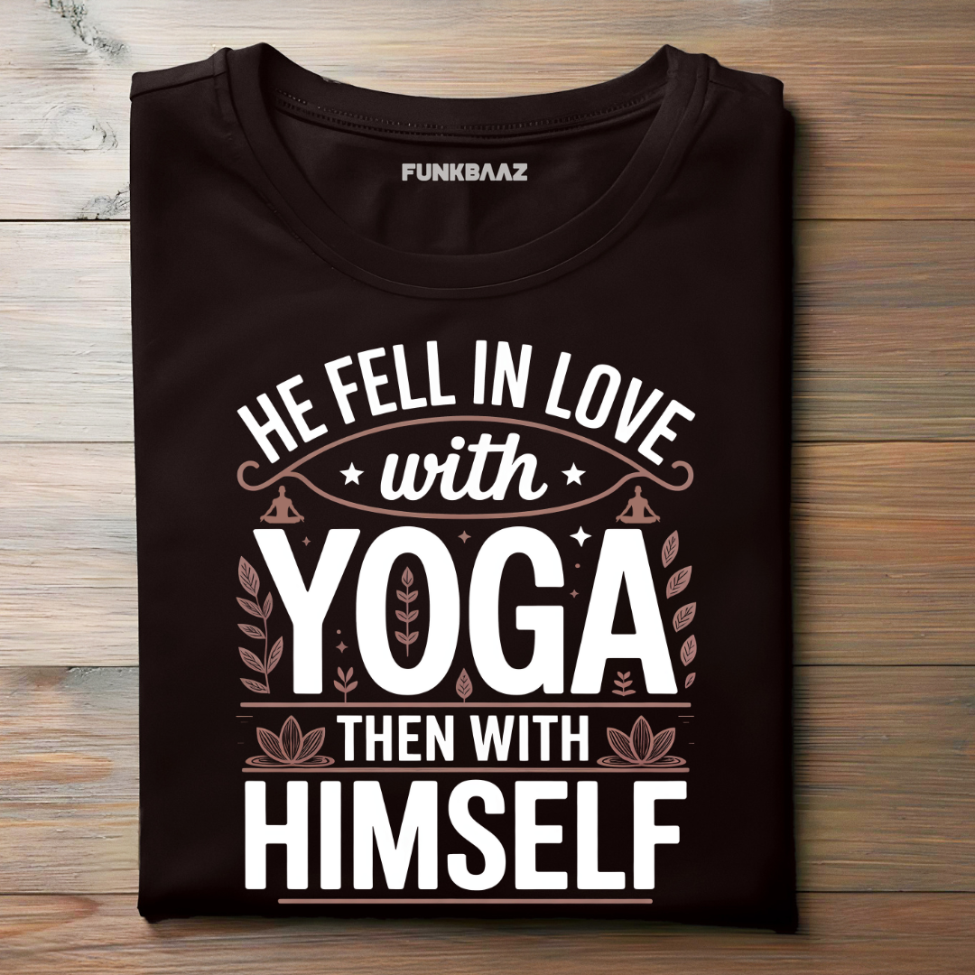 HE FELL IN LOVE WITH YOGA, THEN WITH HIMSELF