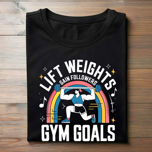 GYM GOALS : LIFT WEIGHTS GAIN FOLLOWERS
