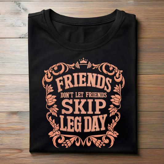 FRIENDS DON'T LET FRIENDS SKIP LEG DAY