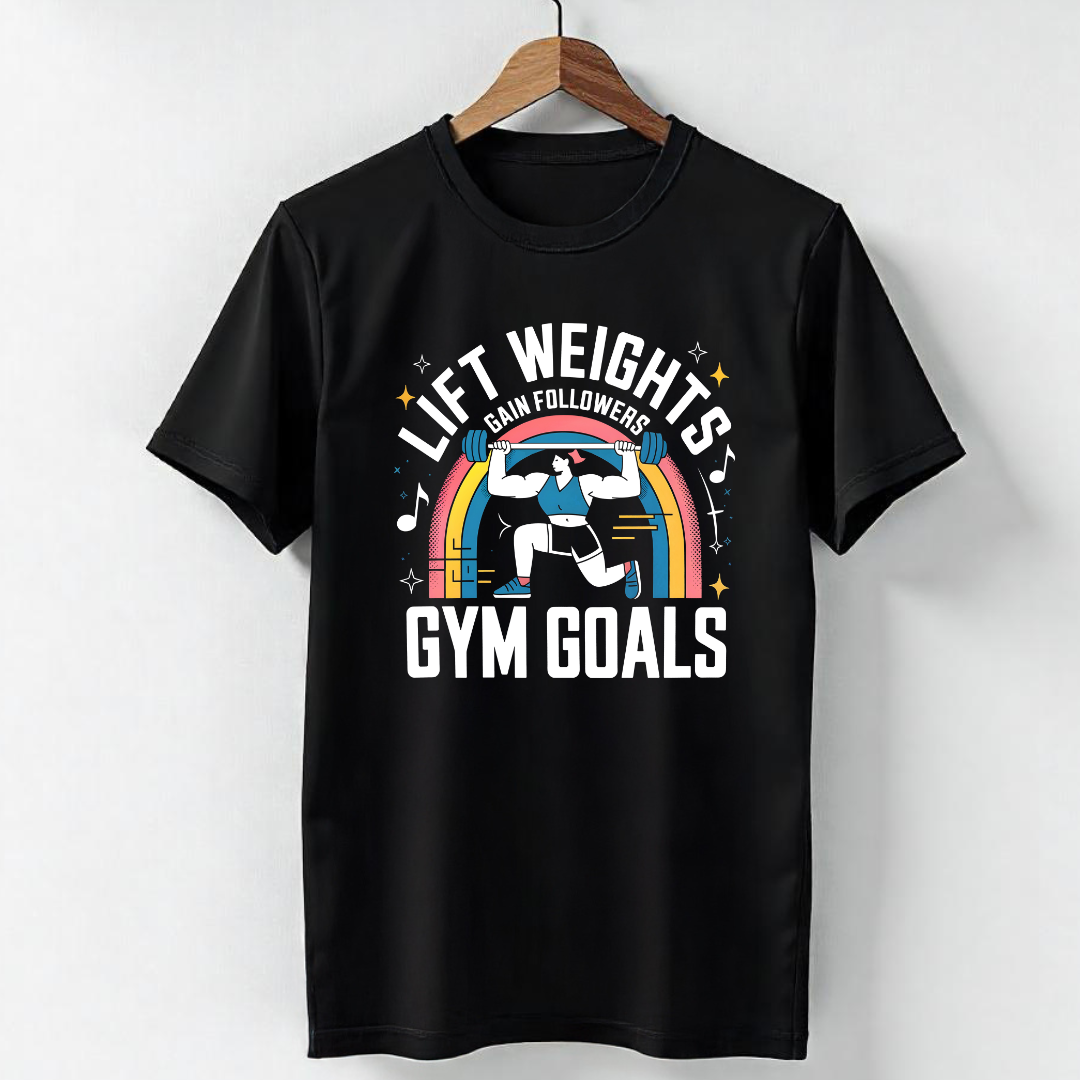 GYM GOALS : LIFT WEIGHTS GAIN FOLLOWERS